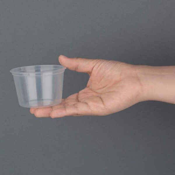 Fiesta Recyclable Plastic Microwavable Deli Pots 100ml / 3.5oz (Pack of 100) - Image 7