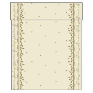 Swansoft Winter Greetings Airlaid Table Runner 38cm x 12m (Pack 6)