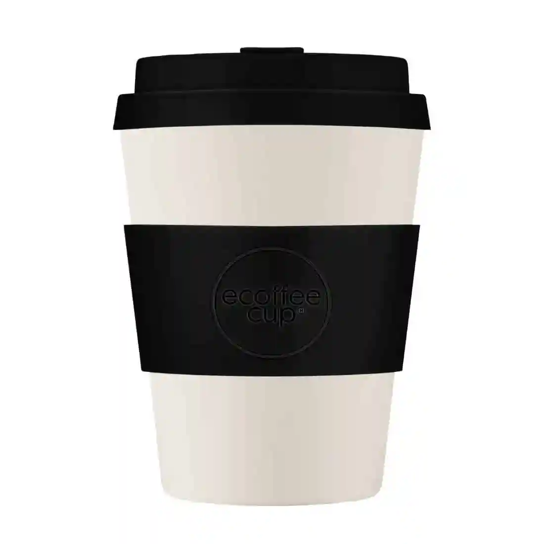 ecoffee cup Reusable Coffee Cup Black Nature Black/White 12oz