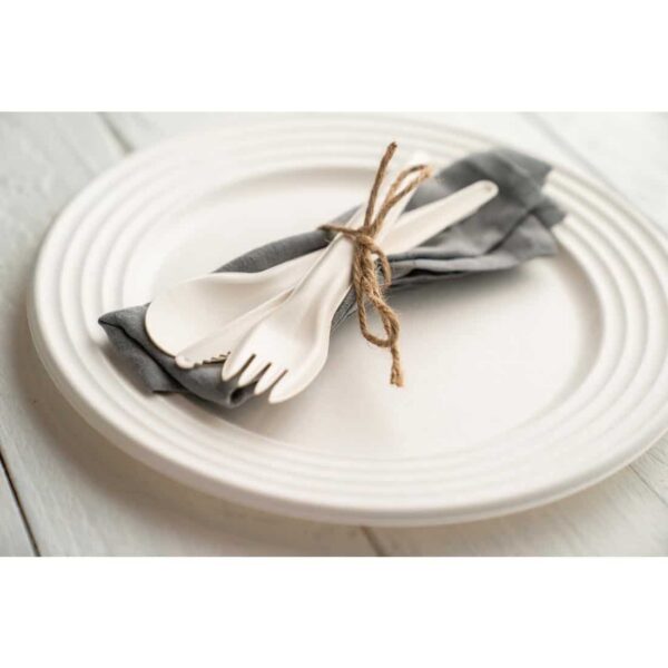 Sabert Recyclable Paper Cutlery Fork (Pack of 1000) - Image 4