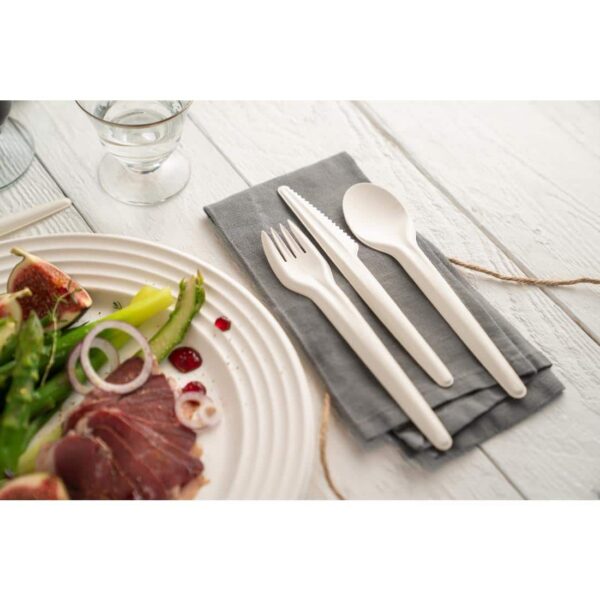 Sabert Recyclable Paper Cutlery Fork (Pack of 1000) - Image 5