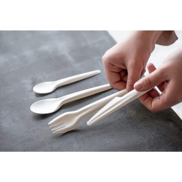 Sabert Recyclable Paper Cutlery Fork (Pack of 1000) - Image 6