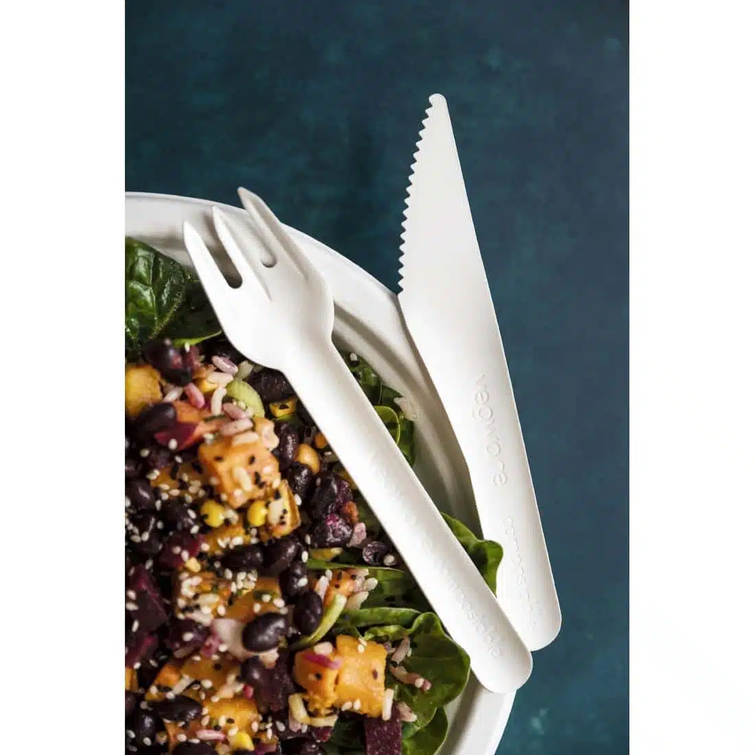 Vegware Compostable Paper Fork (Pack 1000) - Image 4