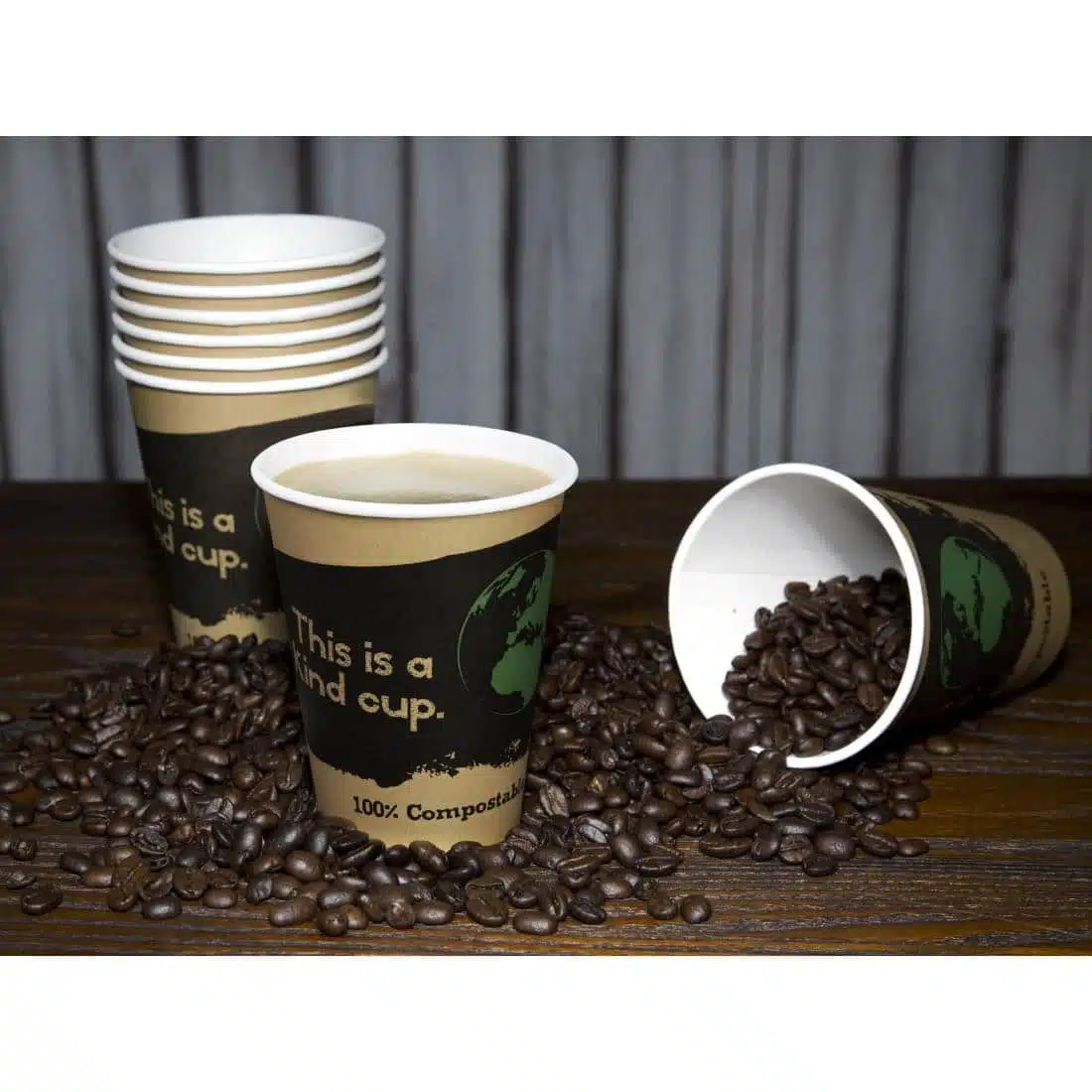 Fiesta Compostable Coffee Cups Single Wall 8oz (Pack of 1000) - Image 10