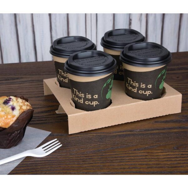 Fiesta Compostable Coffee Cups Single Wall 340ml / 12oz (Pack of 1000) - Image 6