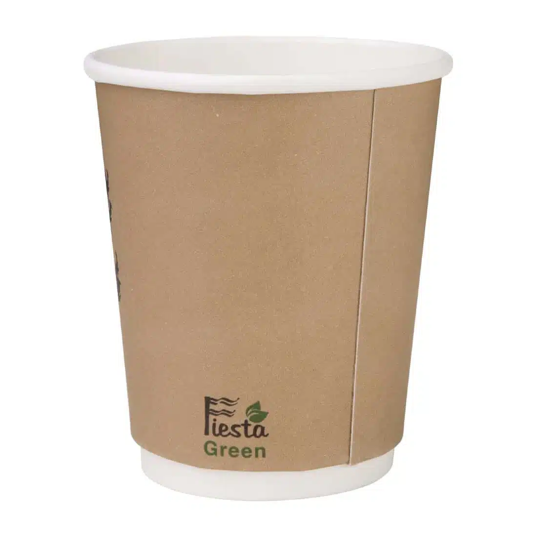 Fiesta Compostable Coffee Cups Double Wall 227ml / 8oz (Pack of 500) - Image 2