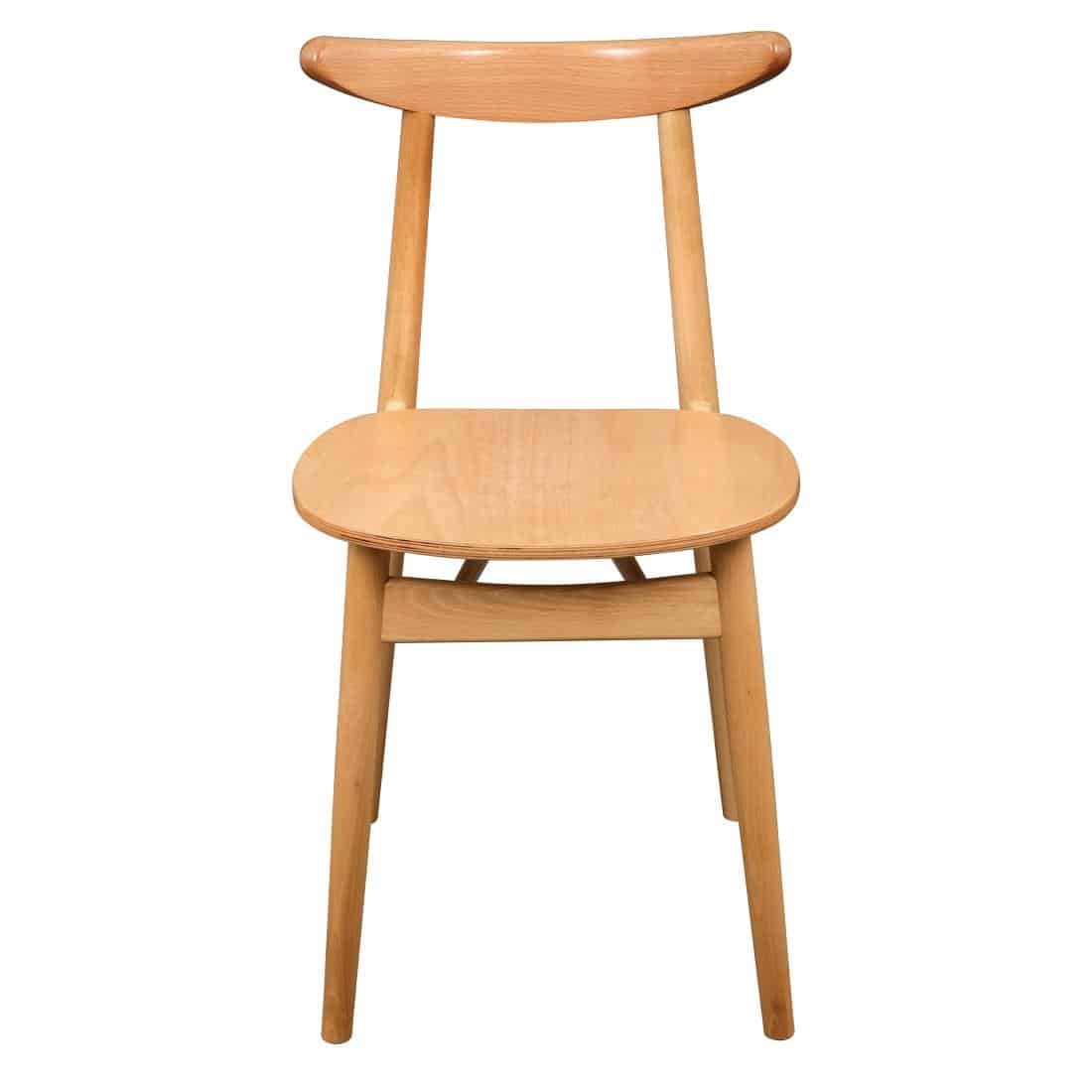 Fameg Beech Cowhorn Side Chair (Pack of 2) - Image 3