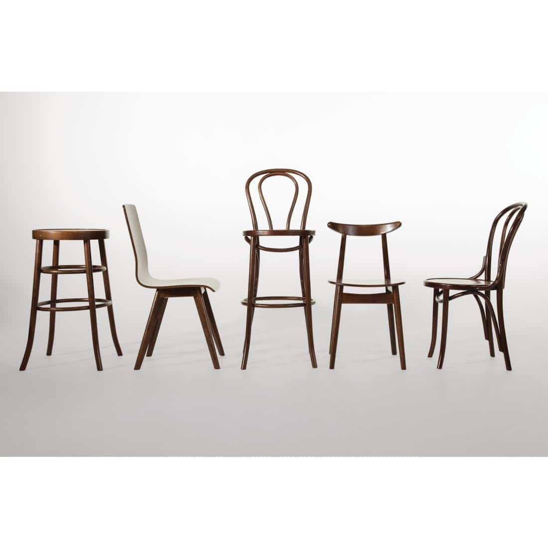 Fameg Walnut Cowhorn Side Chair (Pack of 2) - Image 6