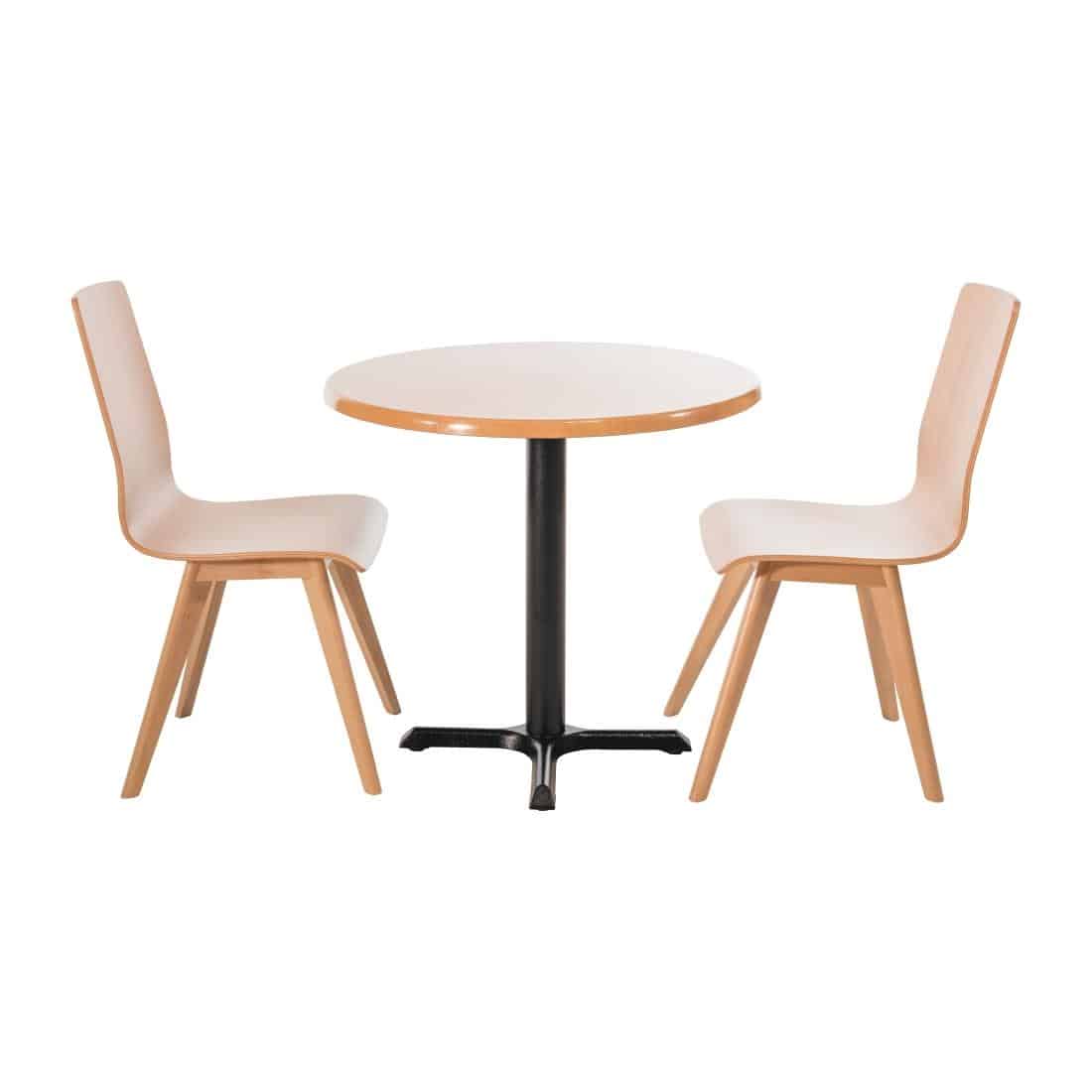 Fameg Wooden Flow Bentwood Beech Side Chairs (Pack of 2) - Image 7