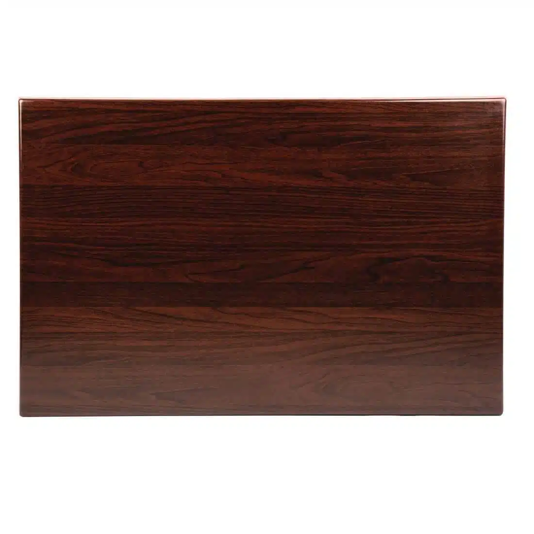 Bolero Pre-drilled Rectangular Tabletop Dark Brown - Image 5