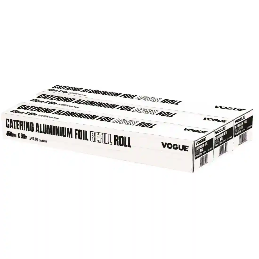 Vogue Aluminium Foil 90m fits Wrap450 Dispenser (Pack of 3) - Image 1