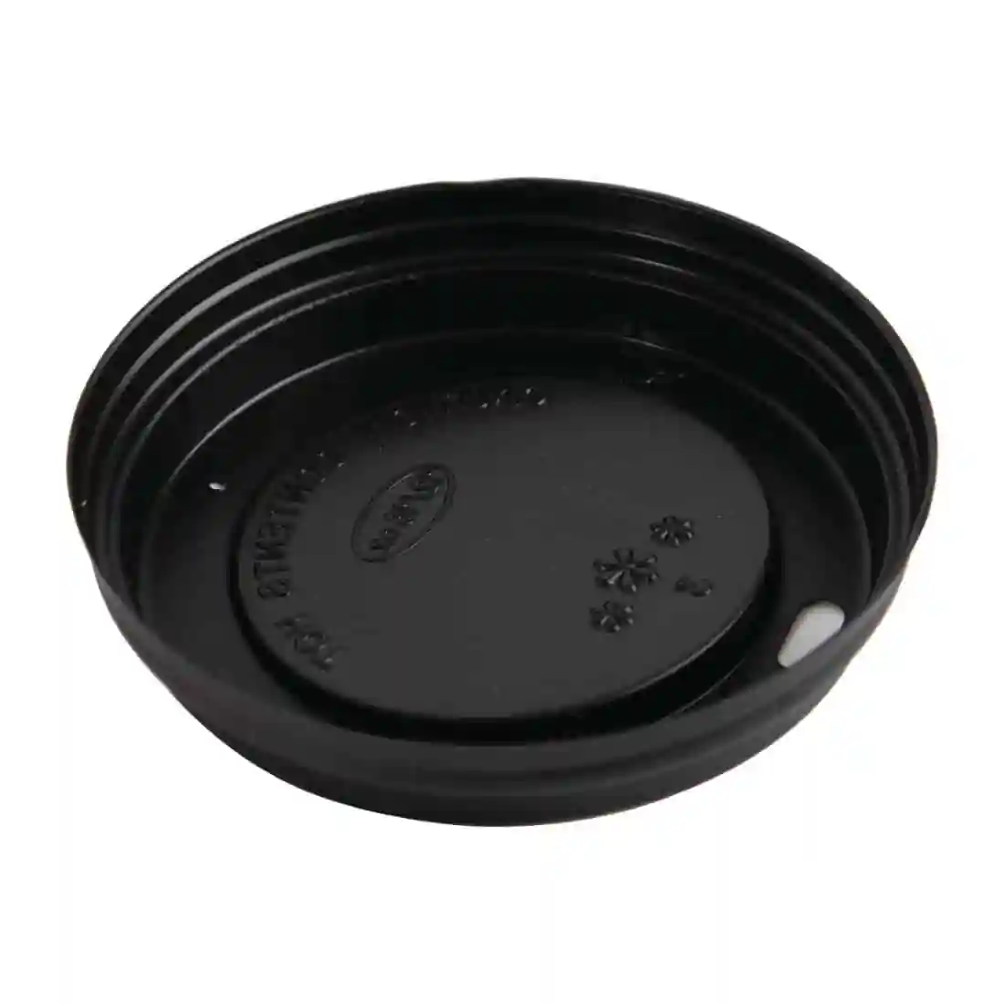 Fiesta Recyclable Coffee Cup Lids Black 340ml / 12oz and 455ml / 16oz (Pack of 50) - Image 2