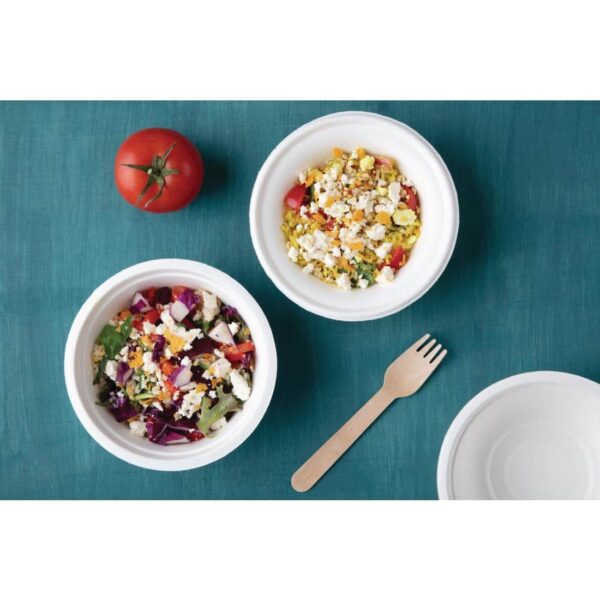 Fiesta Compostable Bagasse Bowls Round 10oz (Pack of 50) - Image 6