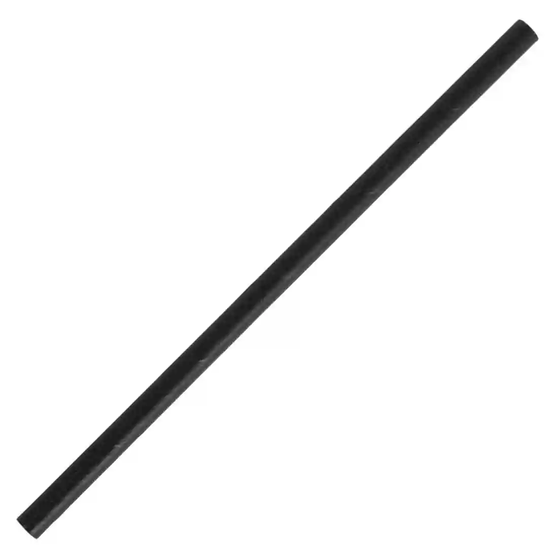 Fiesta Compostable Paper Cocktail Stirrer Straws Black (Pack of 250) - Image 1
