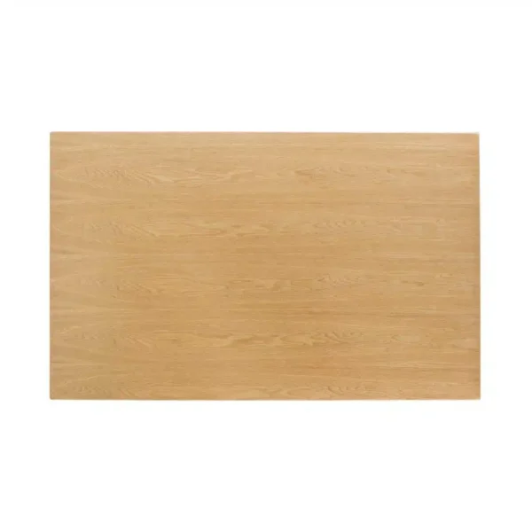 Bolero Pre-drilled Rectangular Table Top Natural Ash Veneer 1100 x 700mm - Image 1