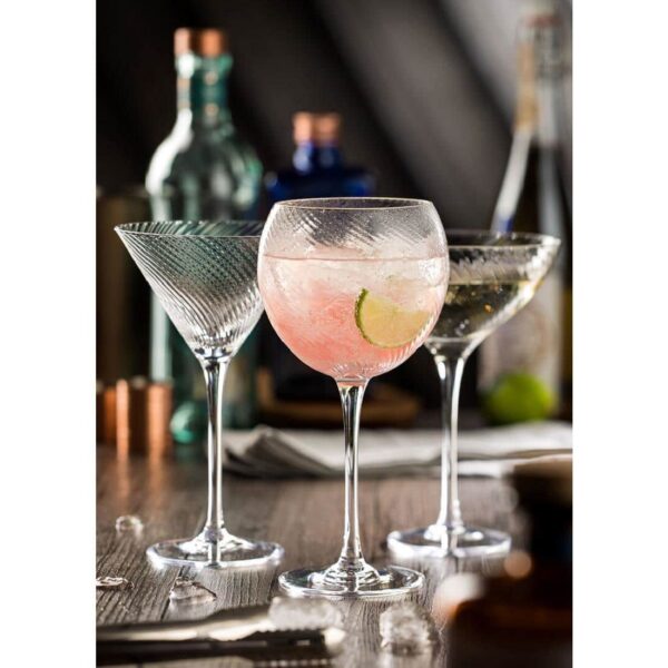 Utopia Twisted Hayworth Martini Glasses 300ml (6 pack) - Image 3