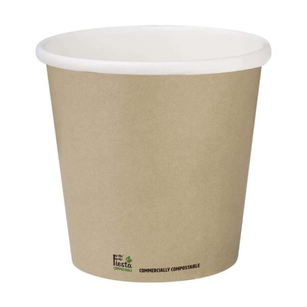 Fiesta Compostable Espresso Cups Single Wall 113ml (Pack of 1000) - Image 2