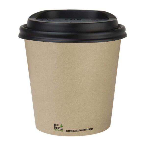 Fiesta Compostable Espresso Cups Single Wall 113ml (Pack of 1000) - Image 3