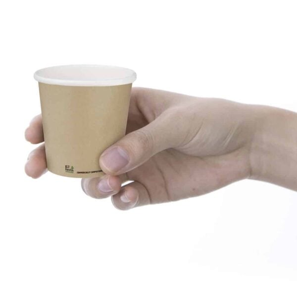 Fiesta Compostable Espresso Cups Single Wall 113ml (Pack of 1000) - Image 4