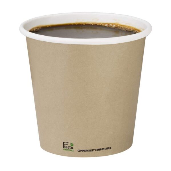 Fiesta Compostable Espresso Cups Single Wall 113ml (Pack of 1000) - Image 5