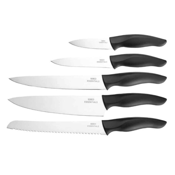 Nisbets Essentials Knife Block and Knives Set - Image 4