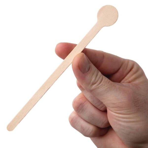 Fiesta Compostable Wooden Cocktail Stirrers 150mm (Pack of 100) - Image 3