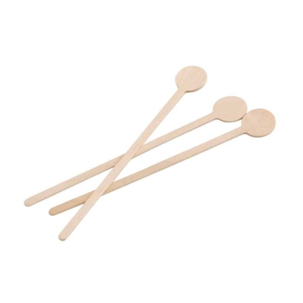 Fiesta Compostable Wooden Cocktail Stirrers 150mm (Pack of 100) - Image 5