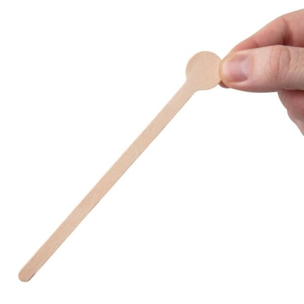 Fiesta Compostable Wooden Cocktail Stirrers 150mm (Pack of 100) - Image 6
