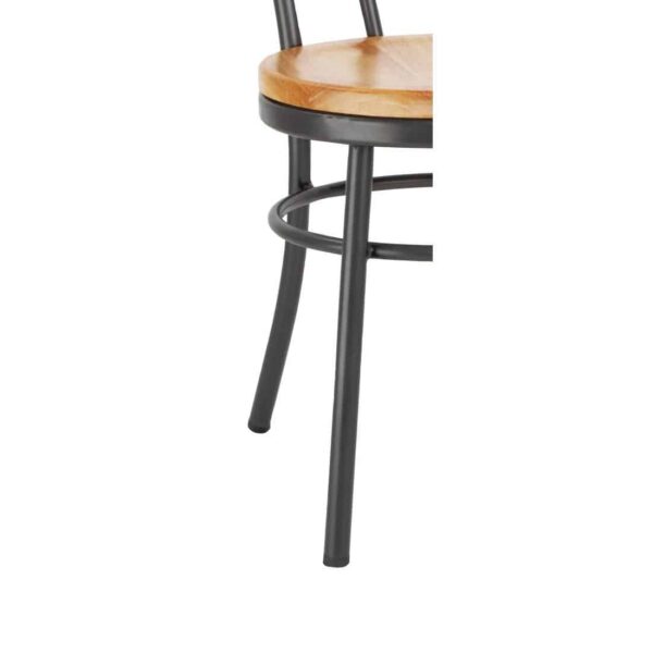 Bolero Clarisse Side Chairs Metallic Grey (Pack of 2) - Image 5