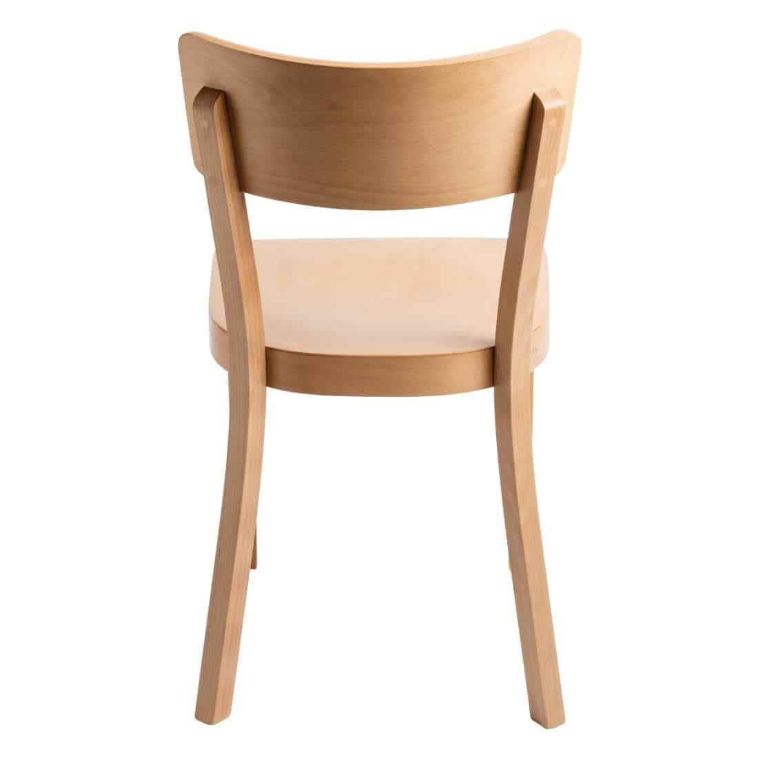 Fameg Plain Side Chairs Natural Beech (Pack of 2) - Image 6