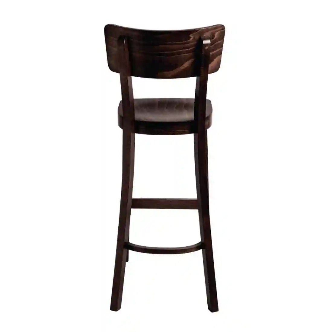 Fameg Plain Highstool Walnut Finish - Image 4