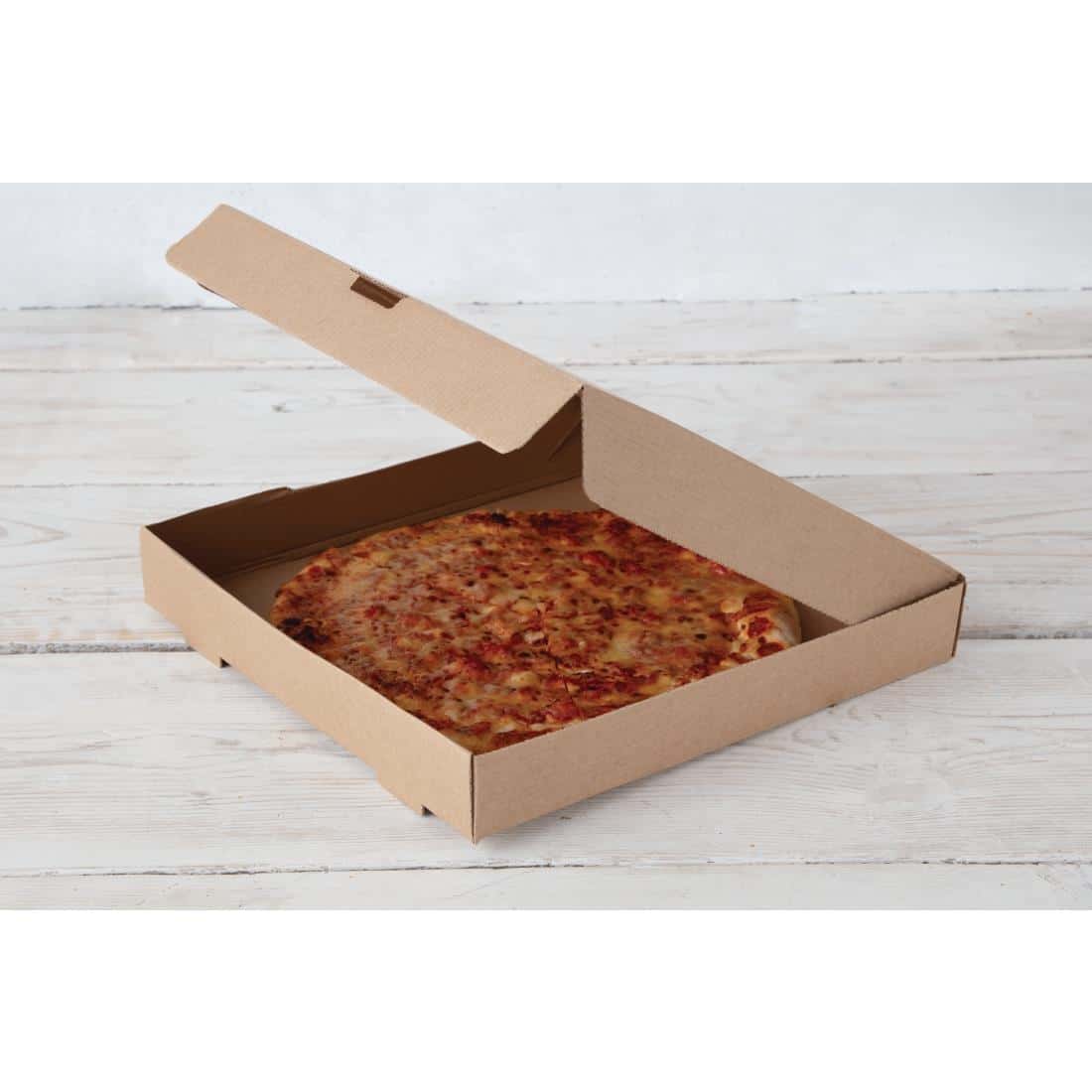 Fiesta Compostable Plain Pizza Boxes 12" (Pack of 100) - Image 6