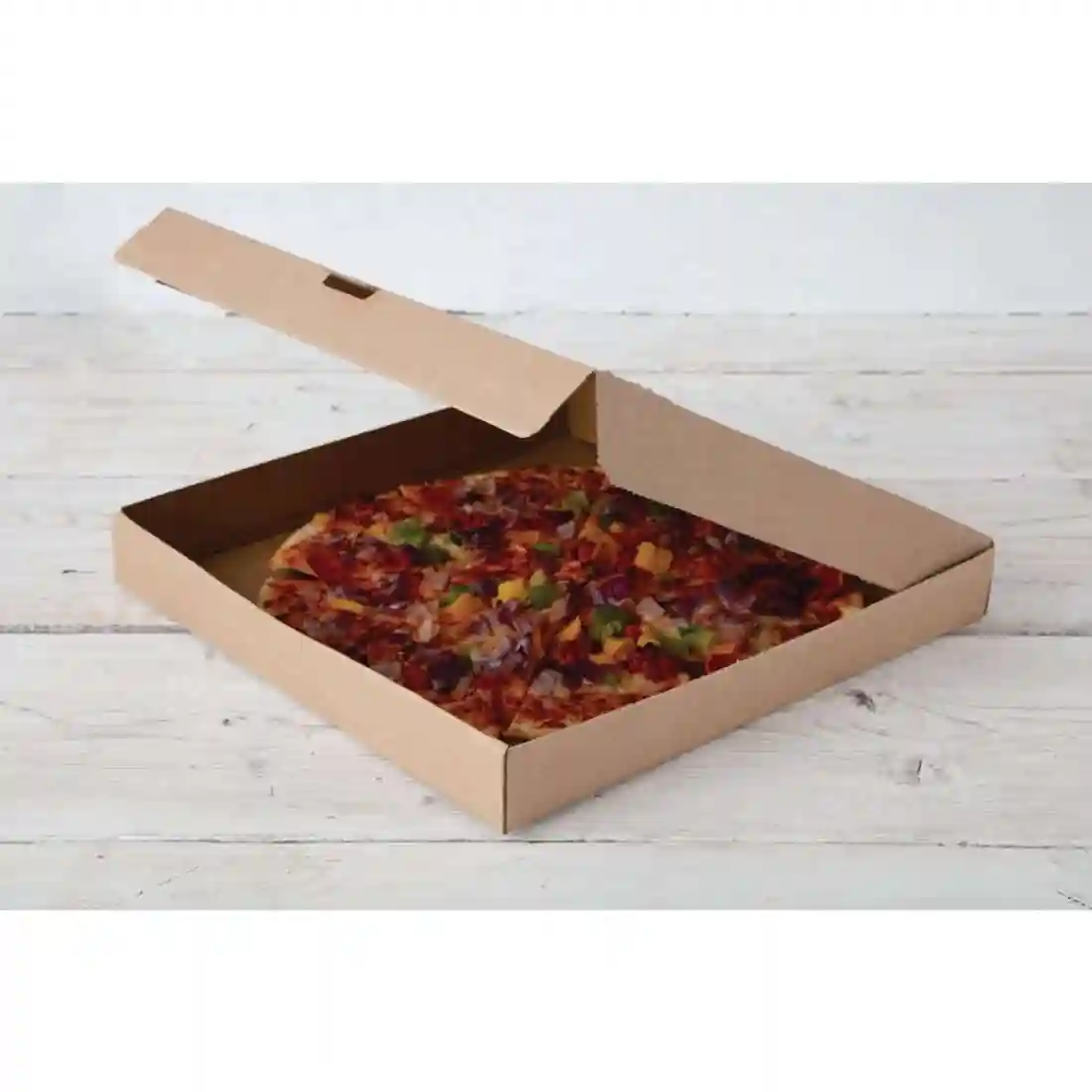 Fiesta Compostable Plain Pizza Boxes 14" (Pack of 50) - Image 7