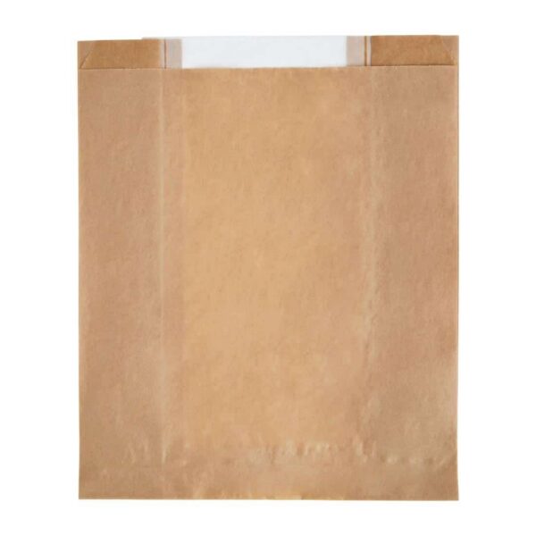 Fiesta Compostable Food Bags with Glassine Windows (Pack of 1000) - Image 3