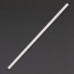 Fiesta Compostable Paper Straws White (Pack of 250)