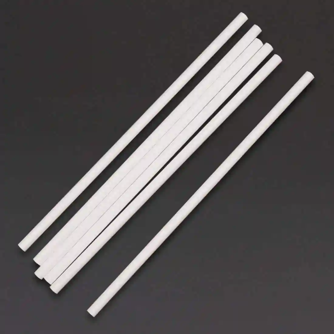 Fiesta Compostable Paper Straws White (Pack of 250) - Image 2