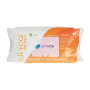 Uniwipe Clinical Disinfectant Surface Wipes (Pack of 200)