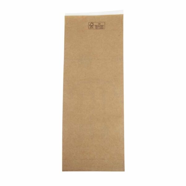 Kraft Recyclable Sealable Paper Cutlery Bags (Pack of 2000) - Image 5