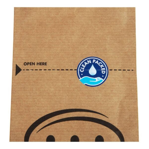 Kraft Recyclable Sealable Paper Cutlery Bags (Pack of 2000) - Image 6