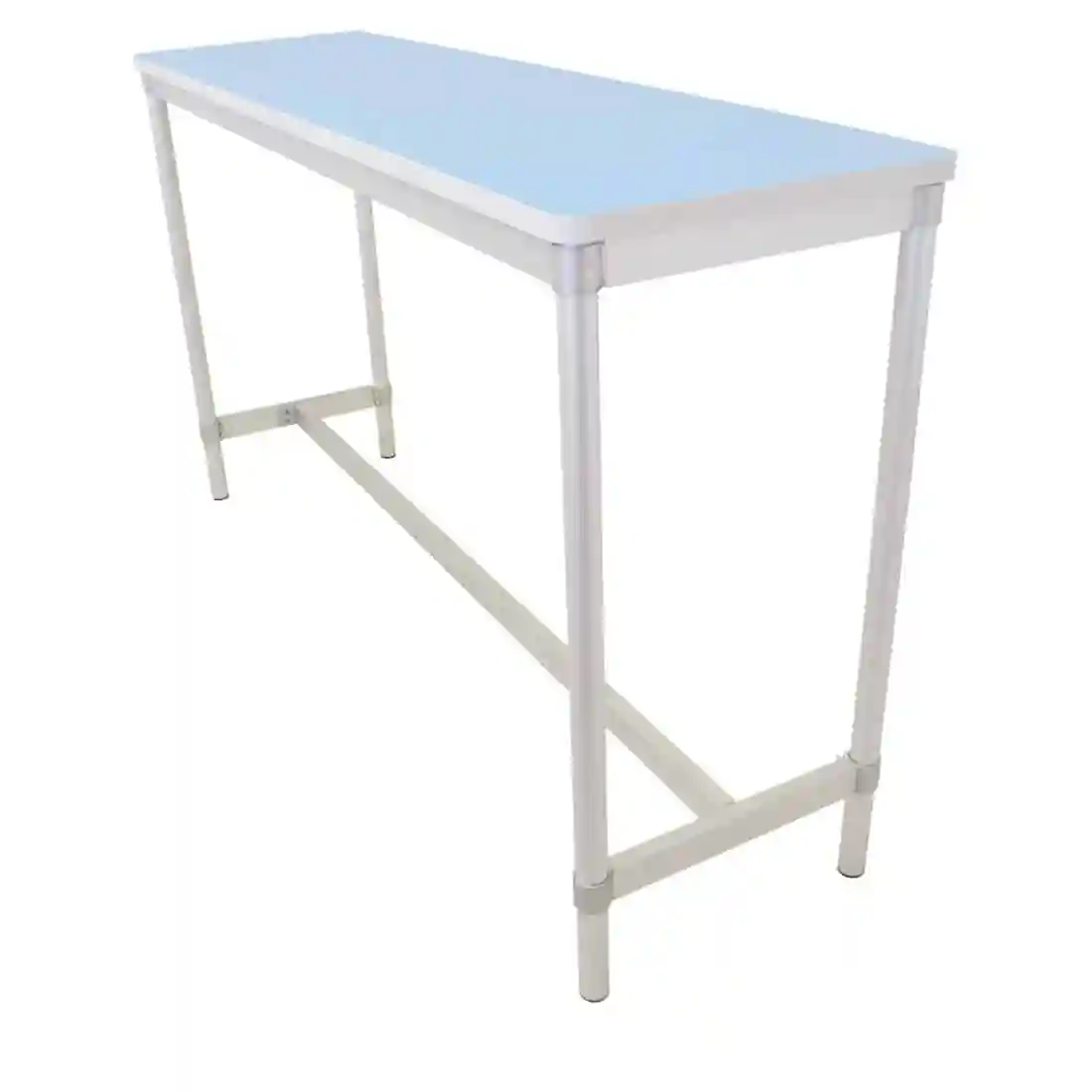 Gopak Enviro Indoor Pastel Blue Rectangle Poseur Table 1800mm - Image 1