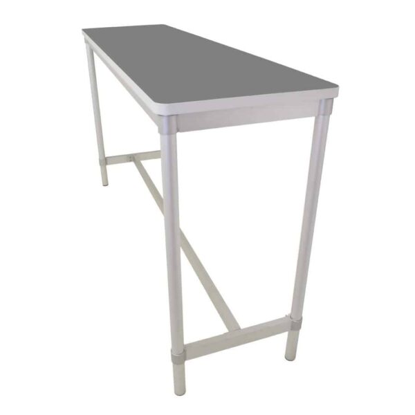 Gopak Enviro Indoor Storm Grey Rectangle Poseur Table 1800mm - Image 3