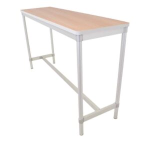 Gopak Enviro Indoor Beech Effect Rectangle Poseur Table 1200mm