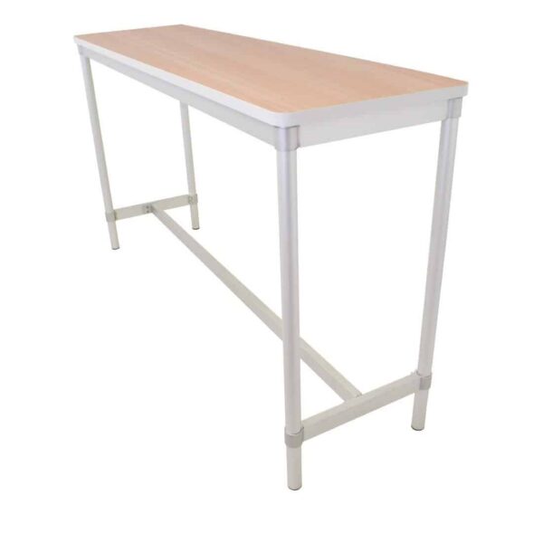 Gopak Enviro Indoor Beech Effect Rectangle Poseur Table 1200mm - Image 2