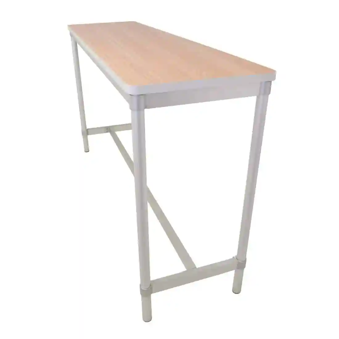 Gopak Enviro Indoor Beech Effect Rectangle Poseur Table 1200mm - Image 2