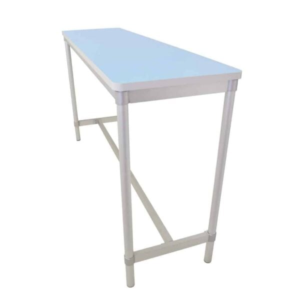 Gopak Enviro Indoor Pastel Blue Rectangle Poseur Table 1200mm - Image 3
