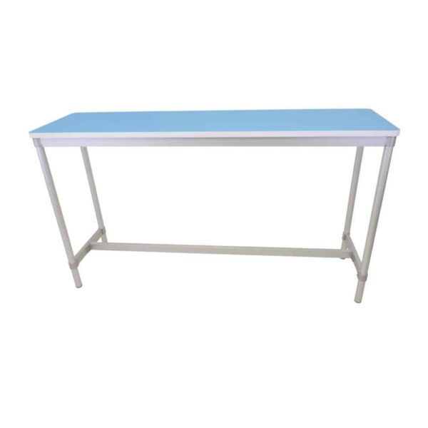 Gopak Enviro Indoor Pastel Blue Rectangle Poseur Table 1200mm - Image 4