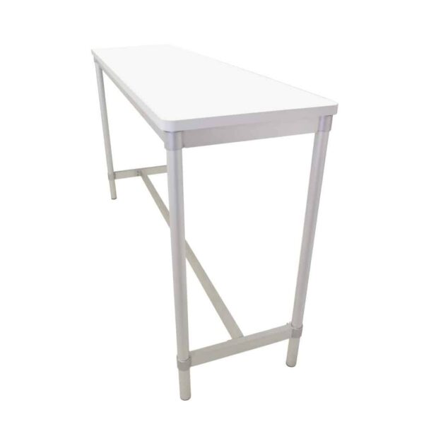 Gopak Enviro Indoor White Rectangle Poseur Table 1200mm - Image 3