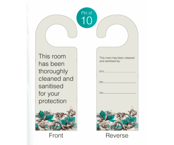 This Room Has Been Cleaned Door Hangers