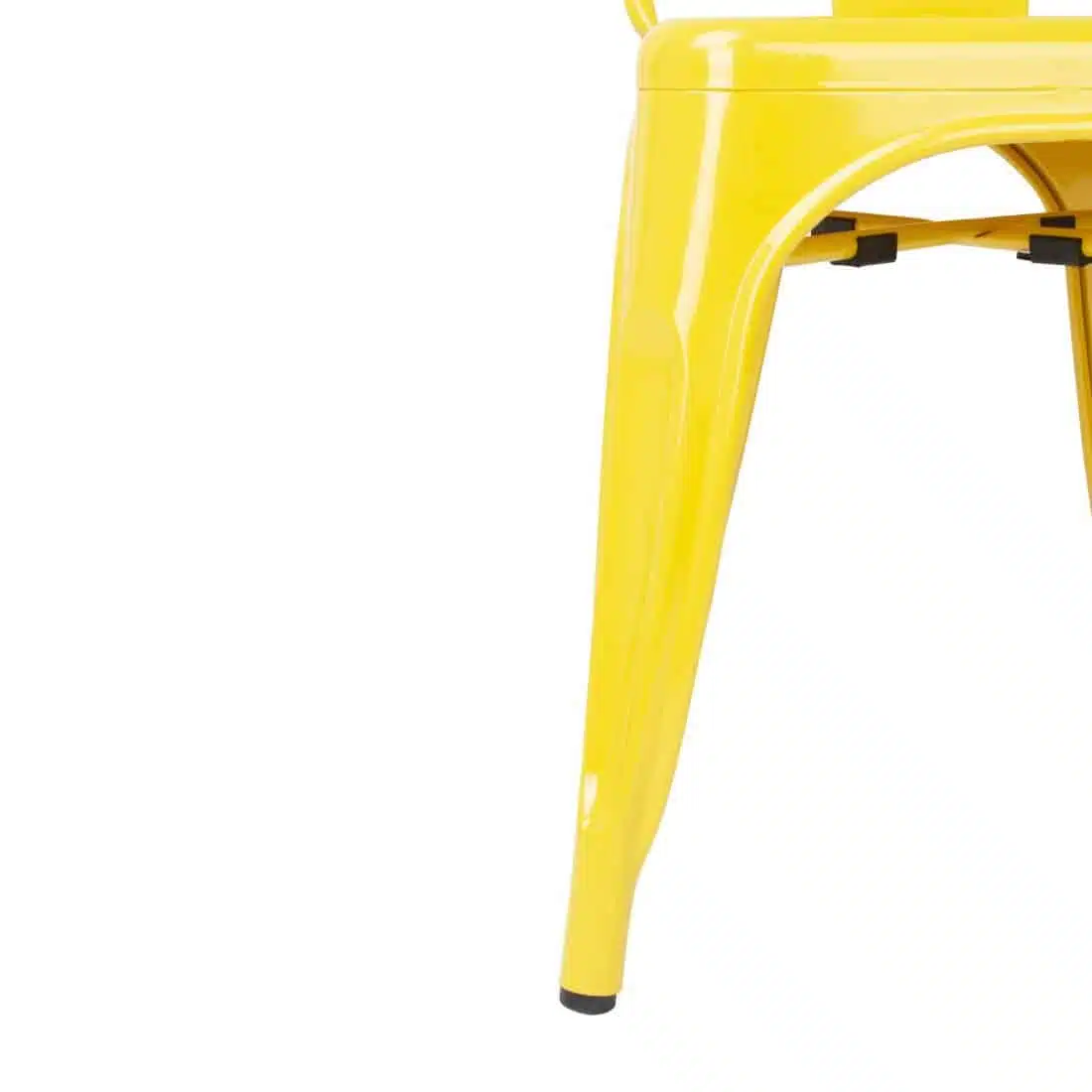 Bolero Bistro Steel Side Chairs Yellow (Pack of 4) - Image 6