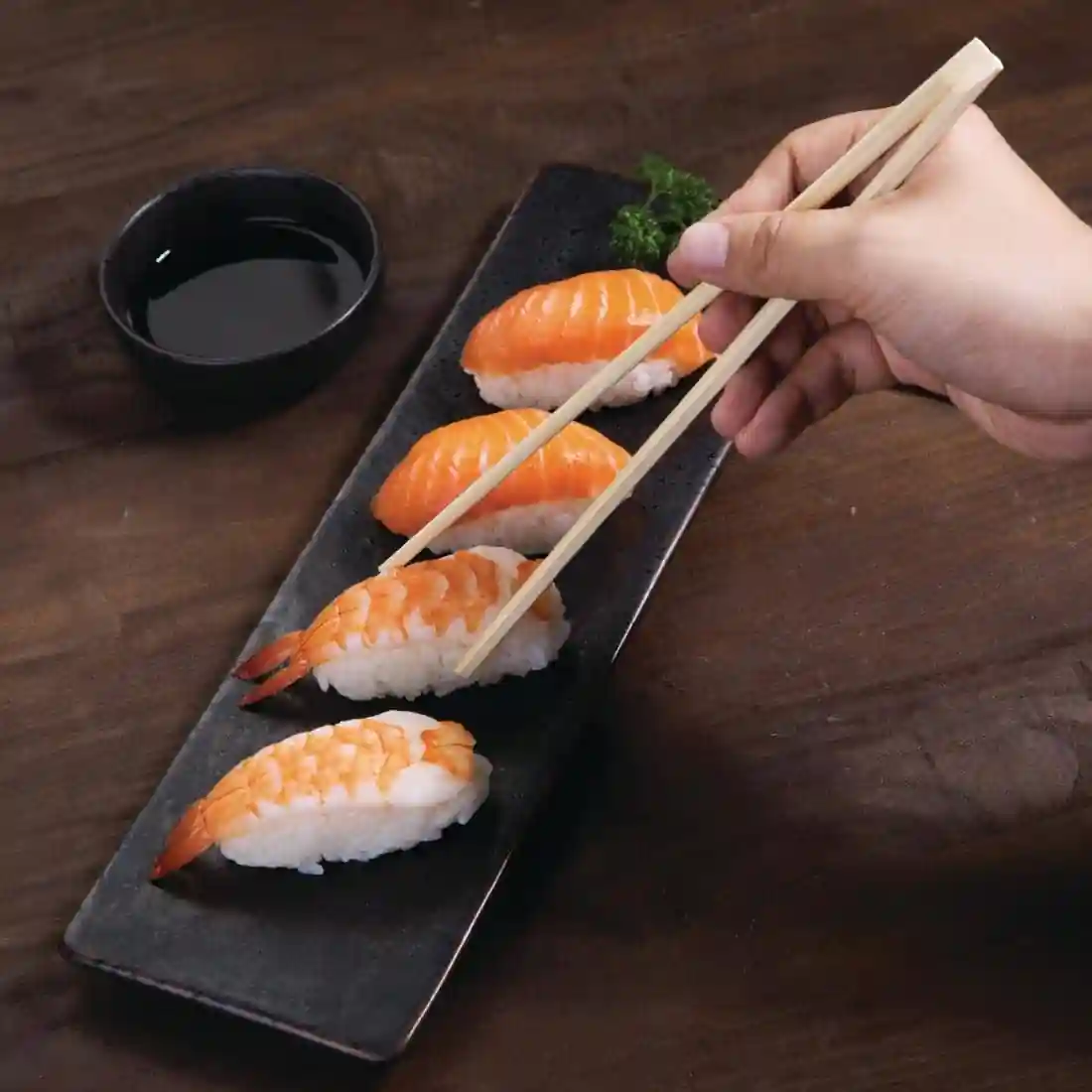 Fiesta Compostable Bamboo Chopsticks (Pack of 100) - Image 5